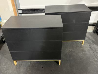Extra Large Black Nightstands ($50 for one or both for $80)