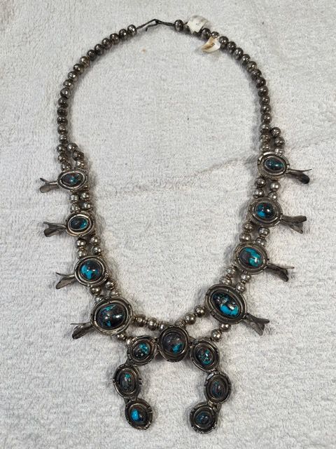 2 Squash Blossom Turquoise Squash Blossom Necklesses