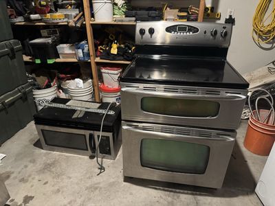 Maytag Double Wall Oven and Microwave Combo Stainless Steel