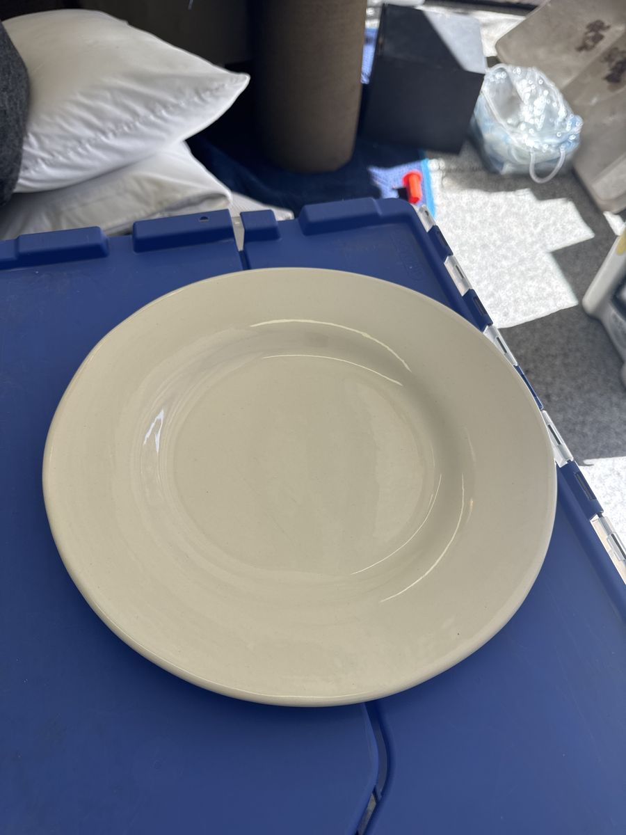 12” Pottery Barn Plates.  Set of 12.