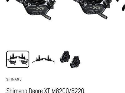 Shimano XT 4piston Front & Rear