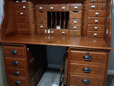 Antique Rolltop Desk – Family Heirloom