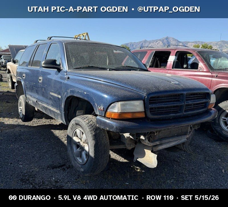 2000 Dodge Durango Parts - UTPAP Ogden