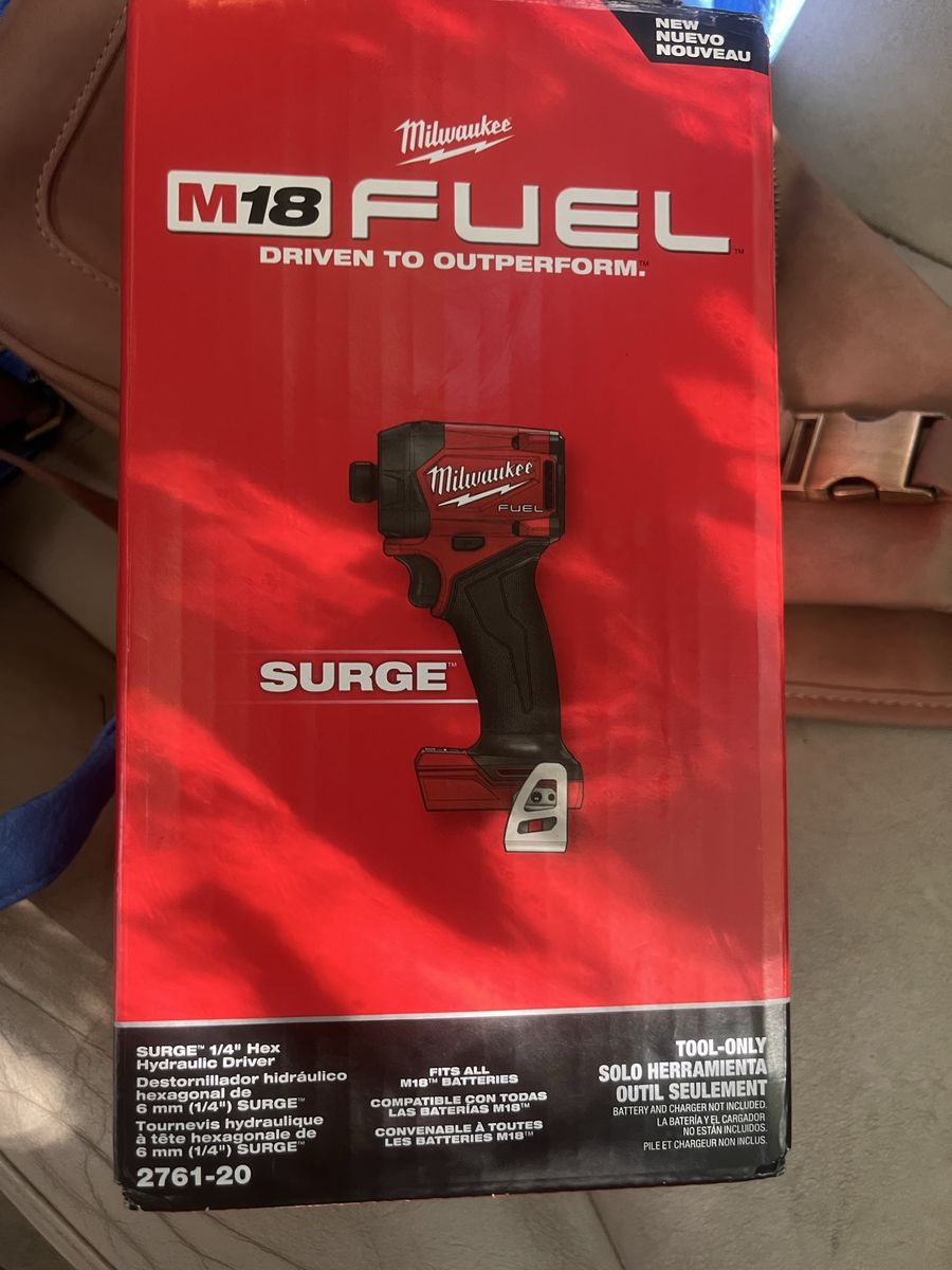 Milwaukee M18 FUEL 2761-20 SURGE 1/4" Hex Hydraulic Driver - Tool Only, New
