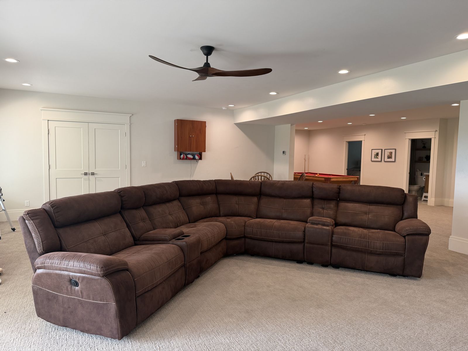 Sectional couch with recliners $1000 obo