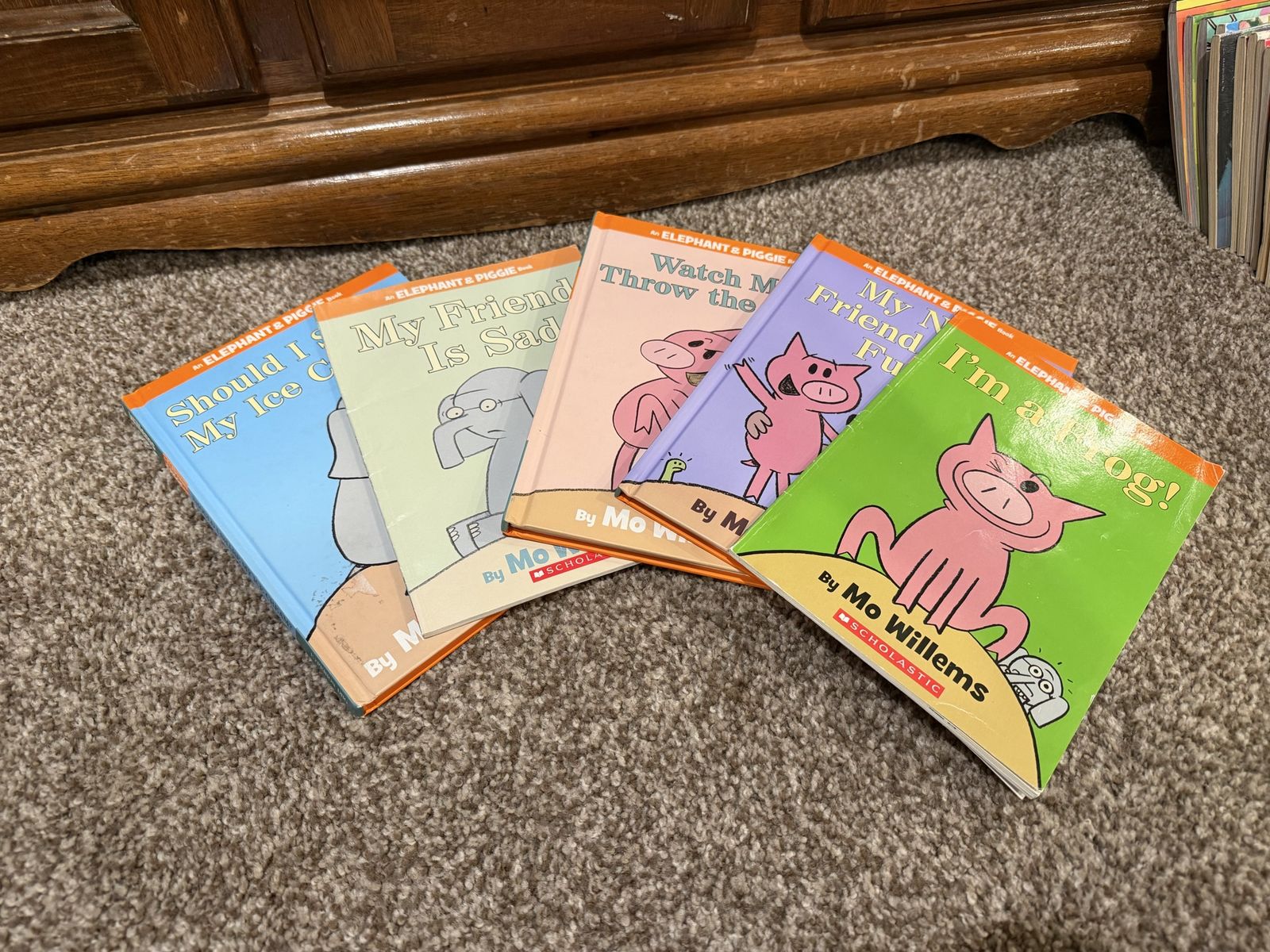 Mo Willems Elephant & Piggie Books Set (5 Titles) - Children's Early Readers Scholastic