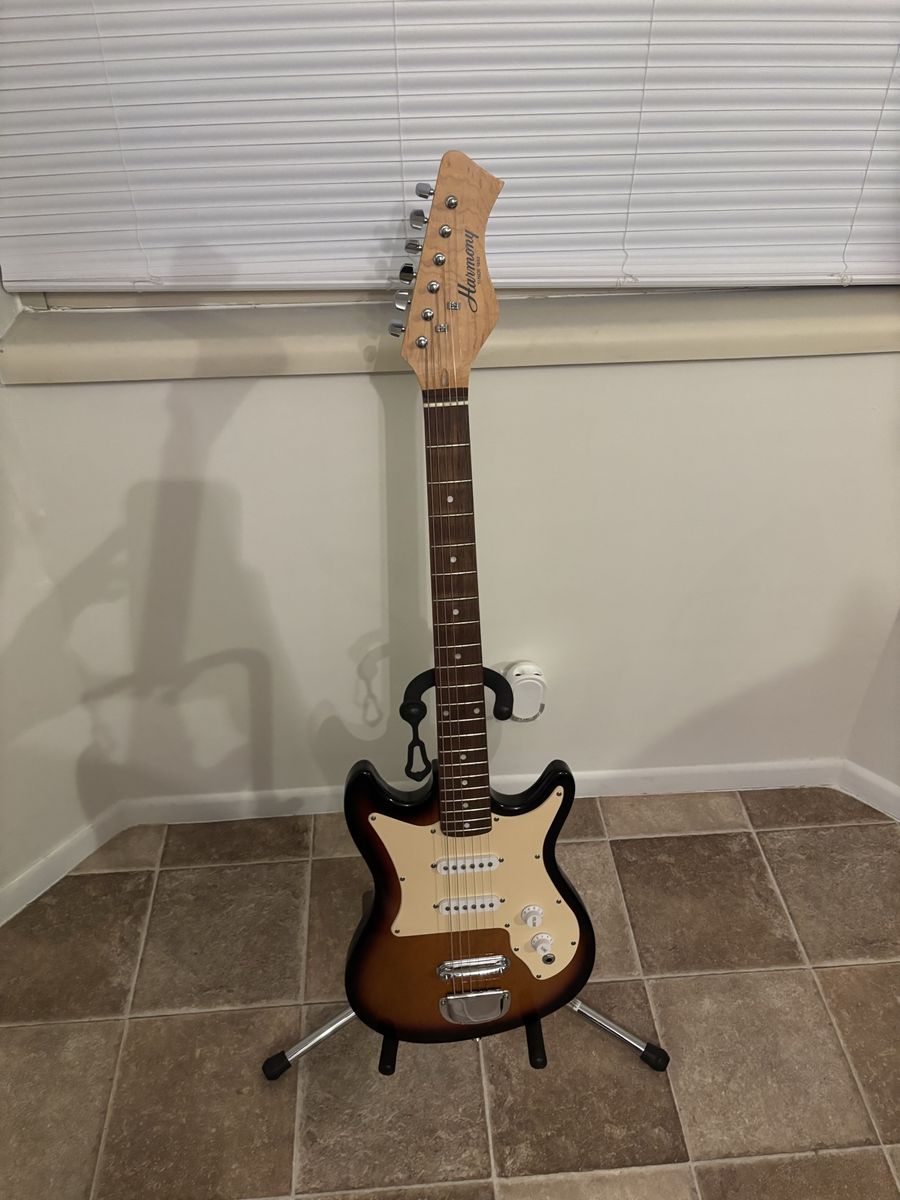 1980s Vintage Harmony Guitar