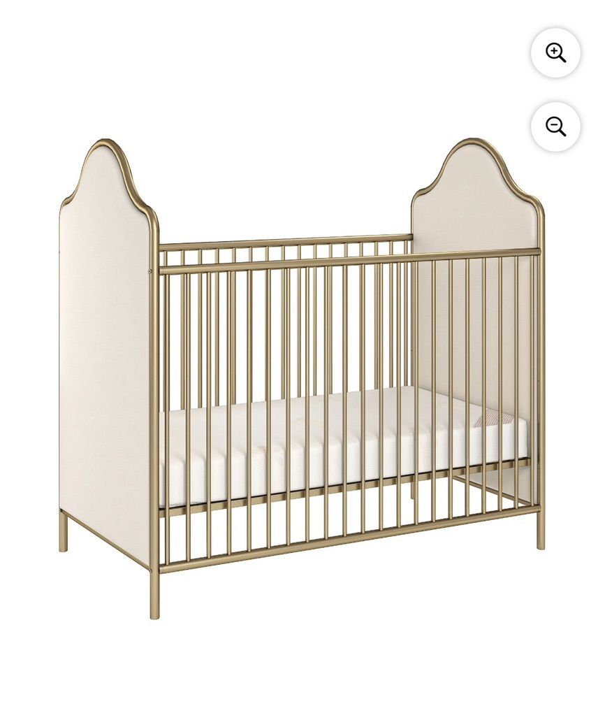 Little Seeds Piper Upholstered Crib/Changing Table