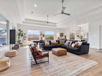 Dark blue sectional