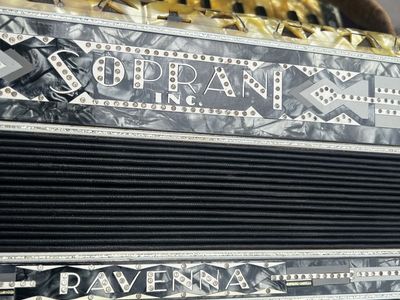 Soprani Inc. Ravenna Accordion with Case - Vintage Musical Instrument