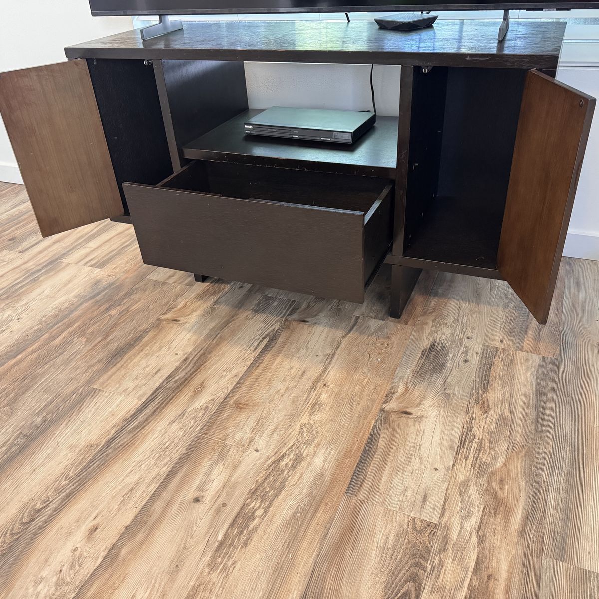 Solid Wood Media Console