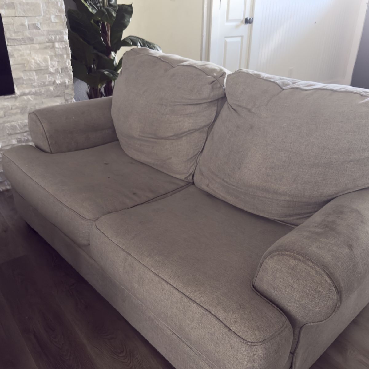 Free 2 loveseats and coffee table