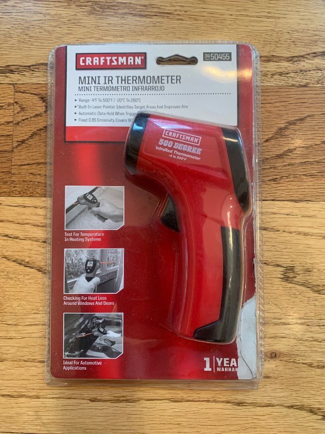 CRAFTSMAN Infrared 500 Degree Thermometer with Laser