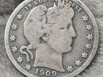 *OFFER* Silver 1909 Quarter Dollar Coin