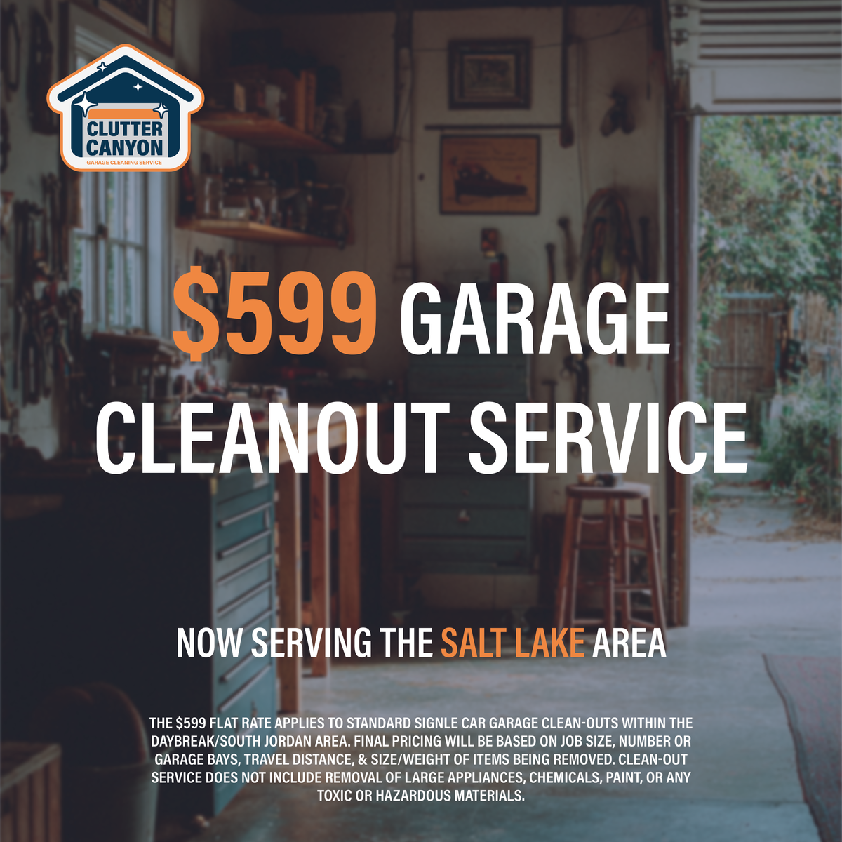 Affordable Garage Cleanout, Reorganization & Junk Removal