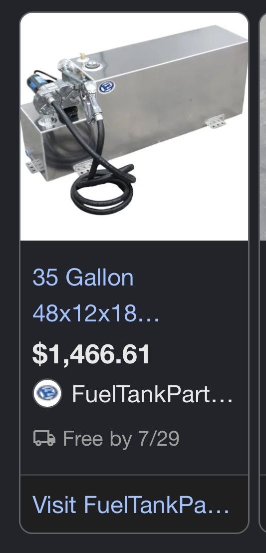 Boyd Welding 35 Gallon Aluminum Transfer Tank with GPI Pump & New Filter