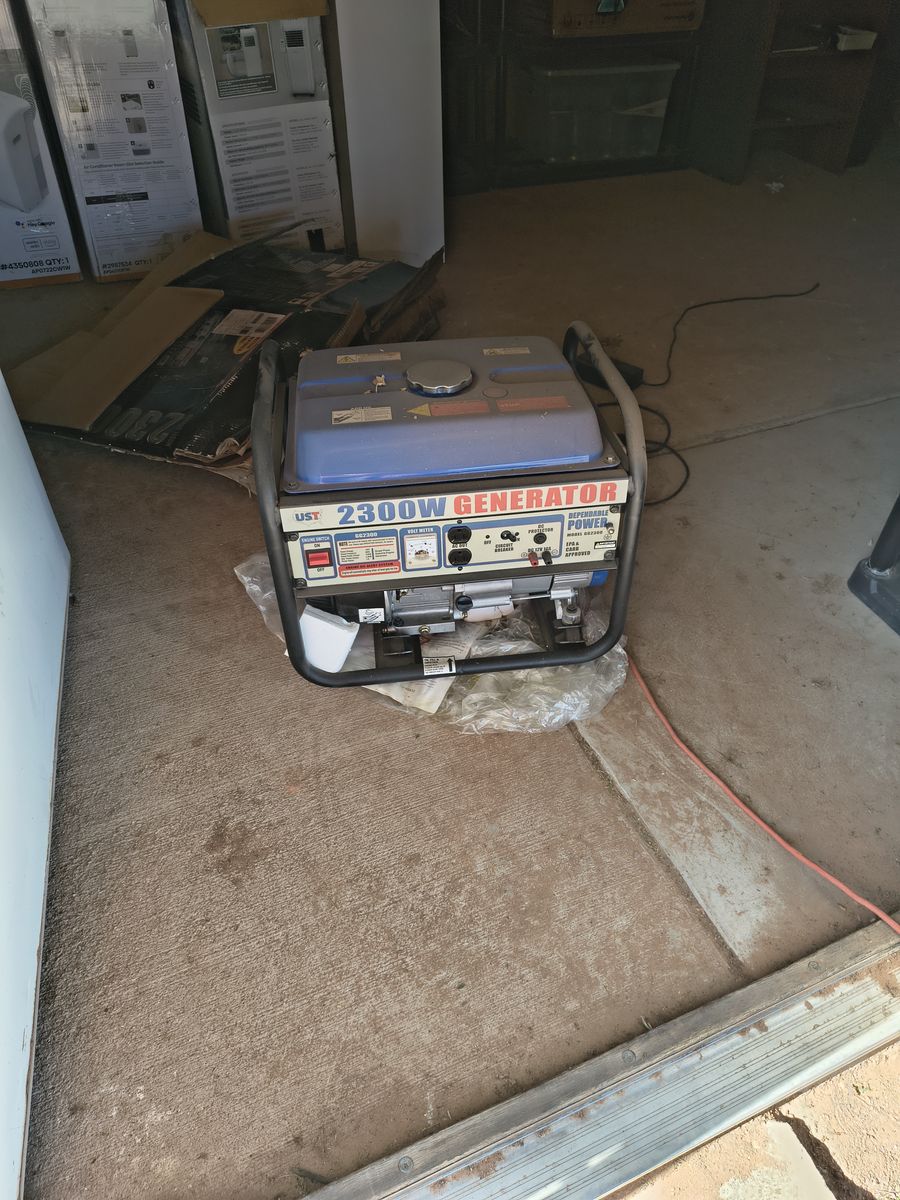 UST 2300W Portable Power Generator - Reliable Backup for Home or Work