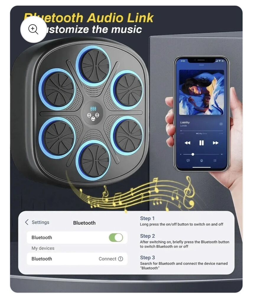 Music Boxing Machine for Adults Mounted (NEW)