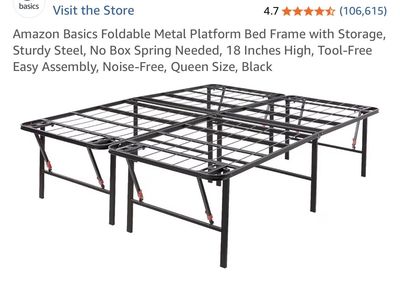Queen bed frame unopened got for 125.00