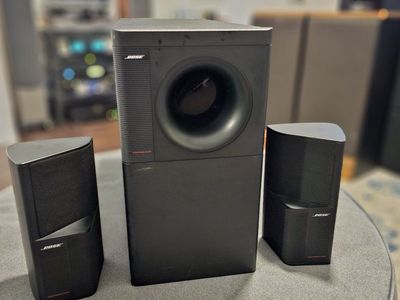 Bose Acoustimass 5 Series II 2.1 Speaker System – Acoustimass Bass Module + Direct/Reflecting Speakers