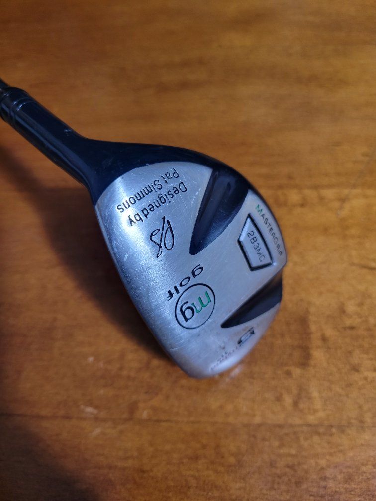 MasterGrip Golf 283MC 5 Hybrid club, designed by Pat Simmons, featuring a 31-degree loft. Good Condition!