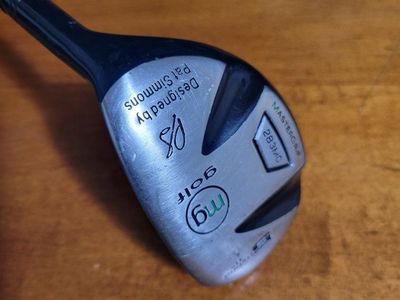 MasterGrip Golf 283MC 5 Hybrid club, designed by Pat Simmons, featuring a 31-degree loft. Good Condition!