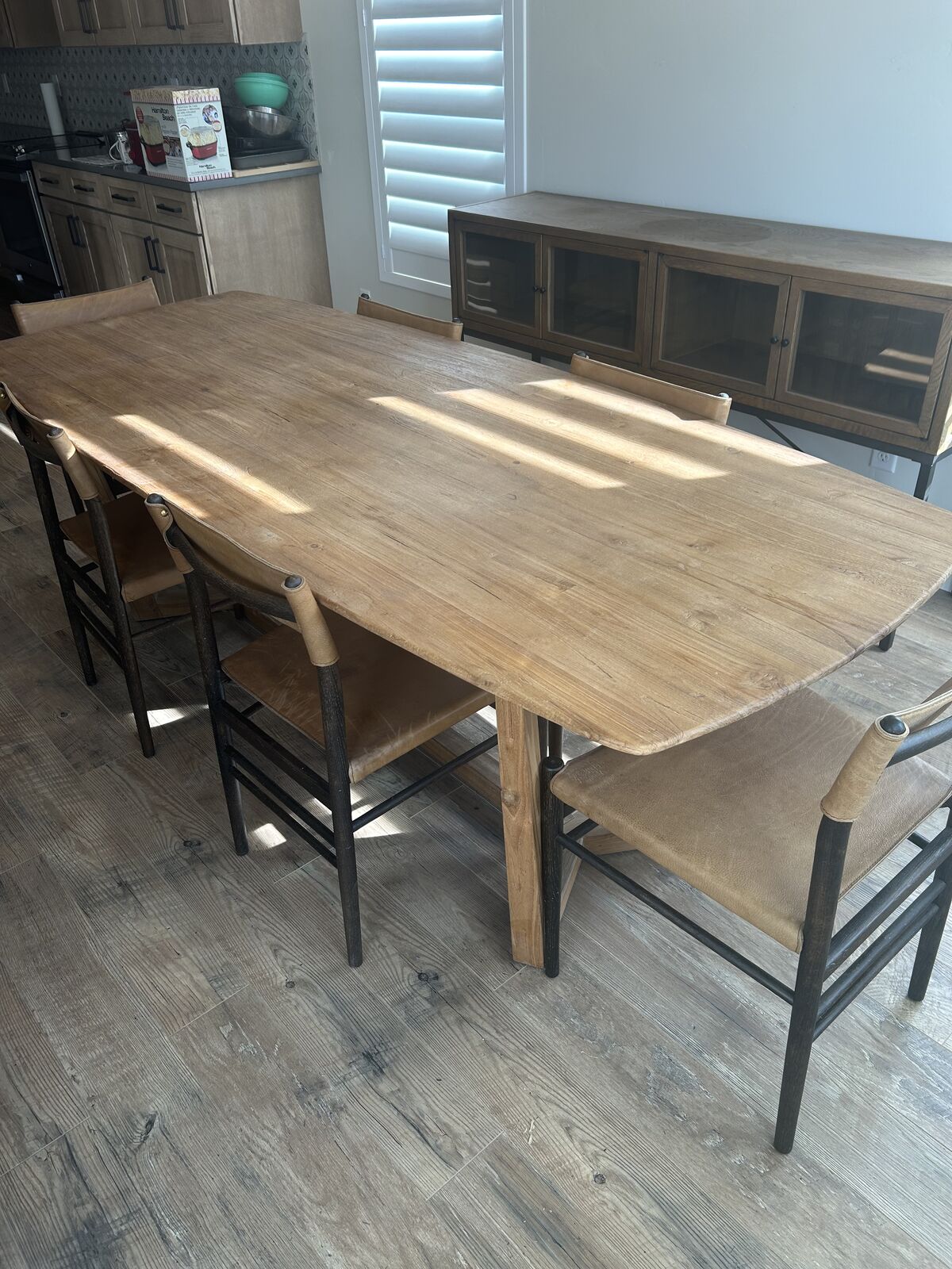 Scandinavian style dinning table and chairs