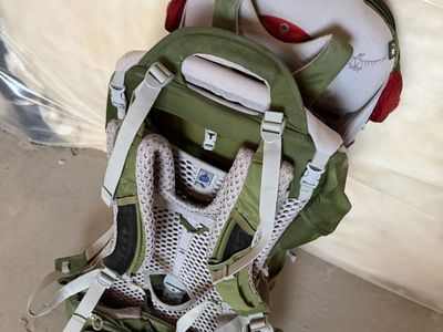 Osprey Poco AG Premium Child Carrier Backpack Green Hiking Outdoor Adventure Gear