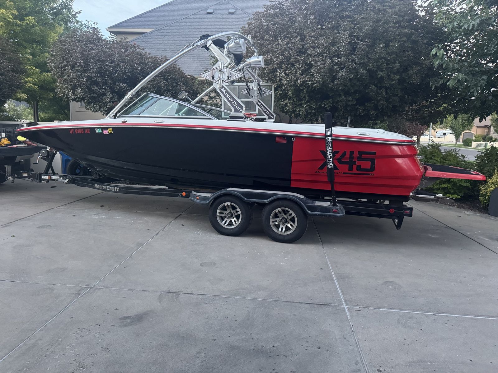 2007 Mastercraft X45 24-Foot Wakeboard Wake Surf Boat with Trailer