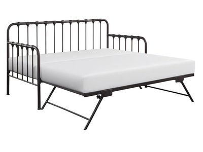 Twin bed Metal Daybed with Trundle