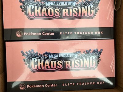 Pokemon cards Chaos rising Pokemon center etb x2