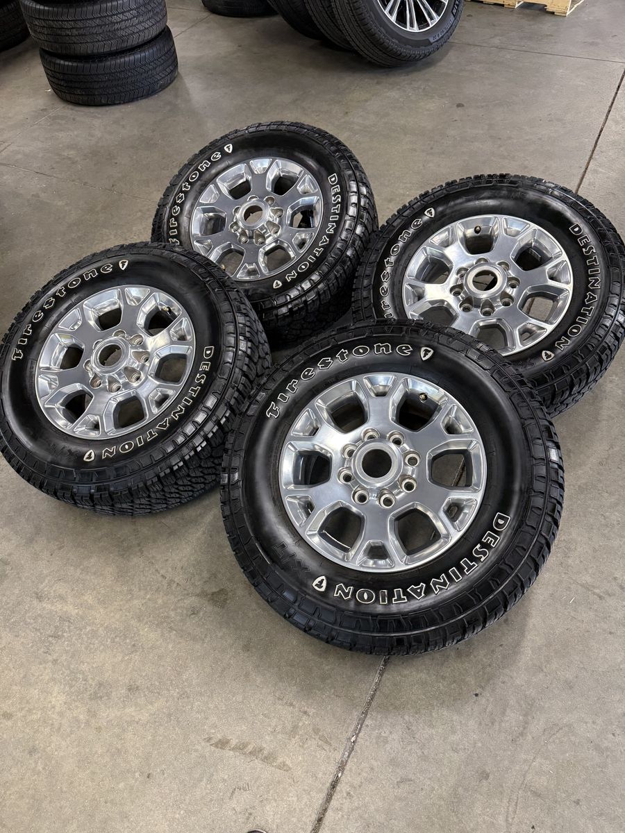 LIKE NEW 2025 Ram 3500 OEM 18in Wheels/ 275/70/18