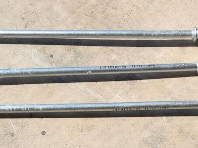 Anderson 60,000 LBS ULT Steel Tie Rod / Anchor Rods (33 Inch, Set of 3)