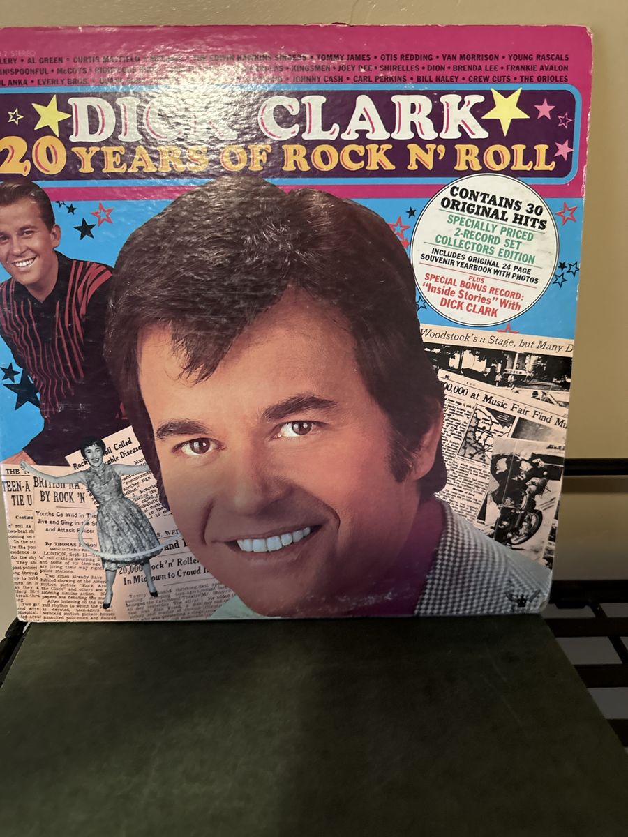 Dick Clark 20 Years of Rock N' Roll 2-Record Set Vinyl Album