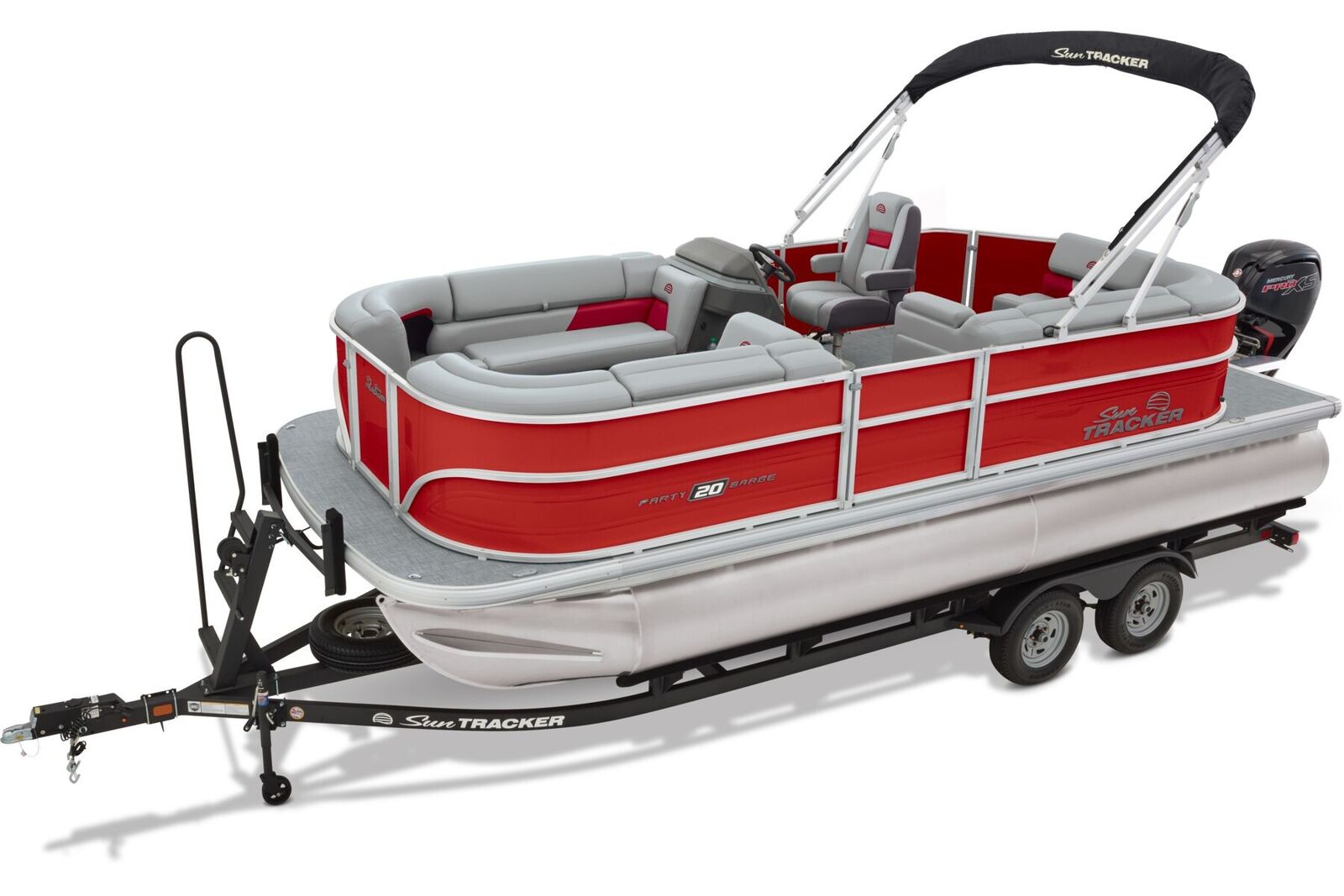 2026 Sun Tracker Party Barge 20 DLX w 115 HP Pro XS Mercury Outboard !!!