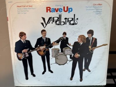 The Yardbirds Having a Rave Up LP Vinyl Record Stereo Epic BN 26177