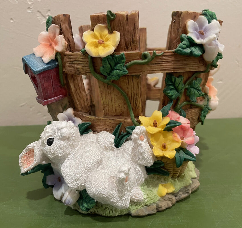 Bunny Rabbit Flower Pot Holder Easter