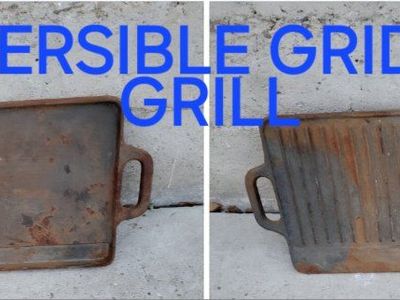 **VINTAGE CAST IRON GRILL/GRIDDLE**