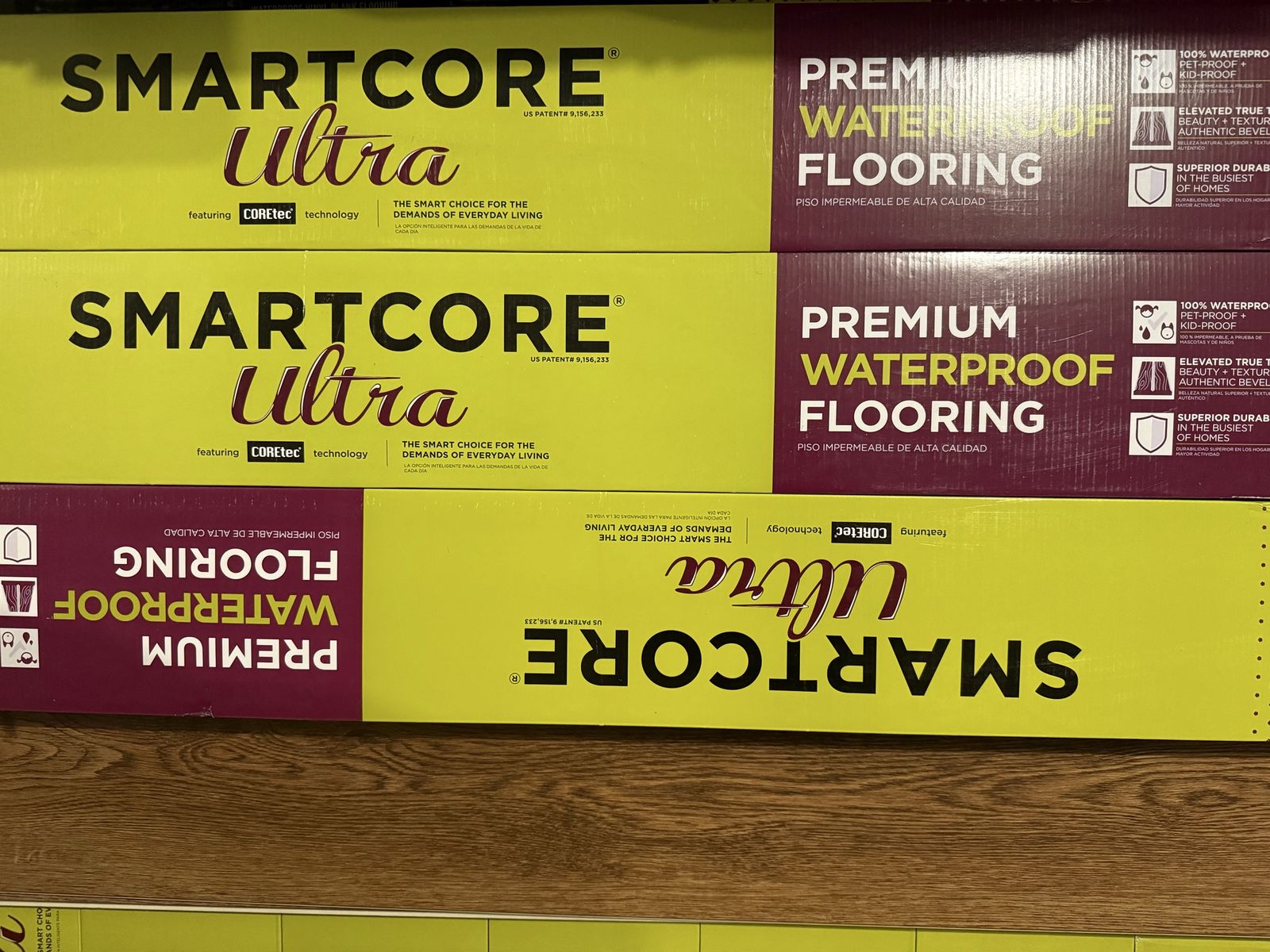 693 SqFt Lexington Oak Waterproof Vinyl Plank Flooring LVP New