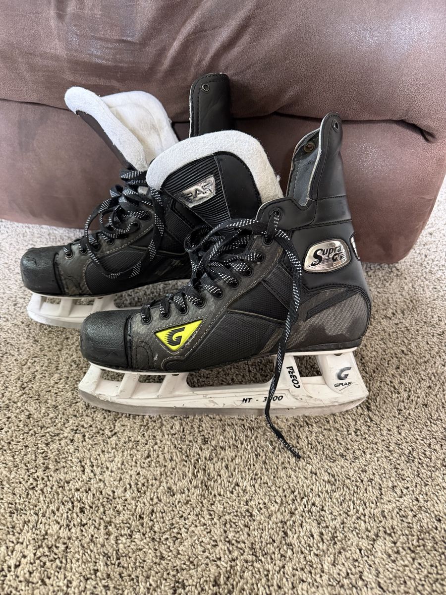 GRAF Supra G5 Hockey Skates, Black, Size 9
