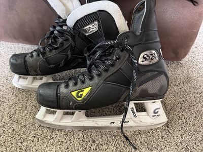 GRAF Supra G5 Hockey Skates, Black, Size 9