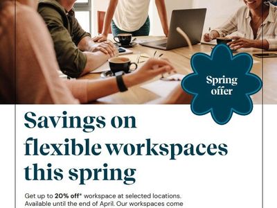 Inspiration Starts with the Right Workspace this April!