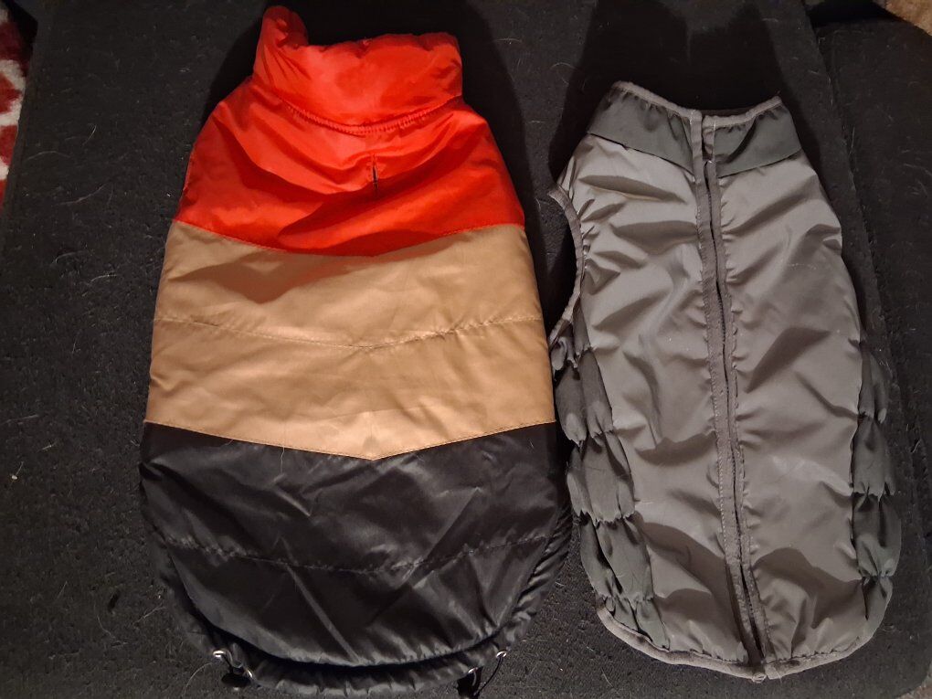 2 dog jackets