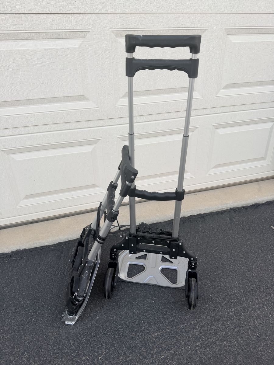 Folding Hand Truck Luggage Cart Set of Two Portable Dolly