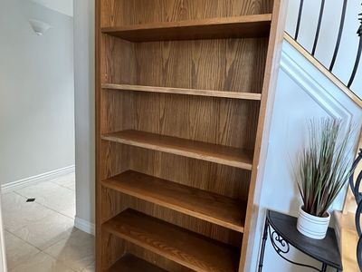 Solid Oak Book Shelf Shelves Bookcase