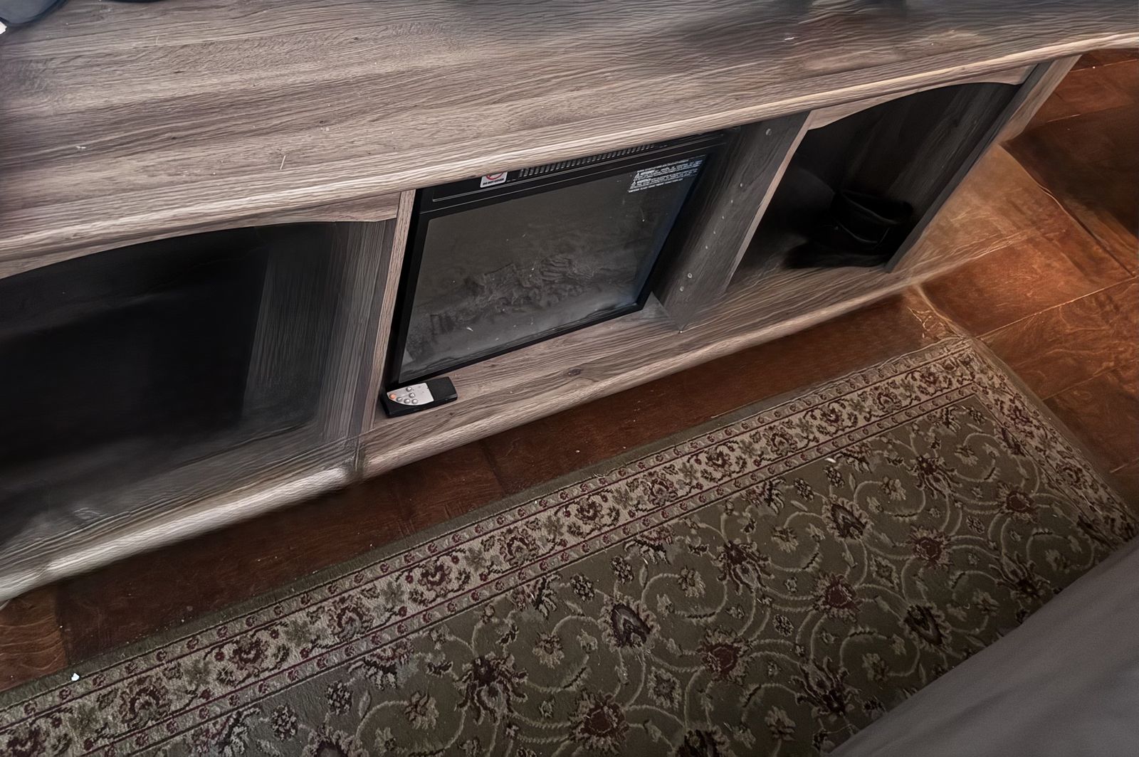 TV Stand w/Fireplace Insert