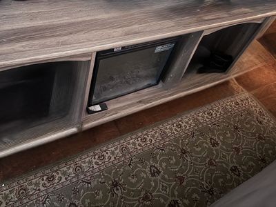 TV Stand w/Fireplace Insert