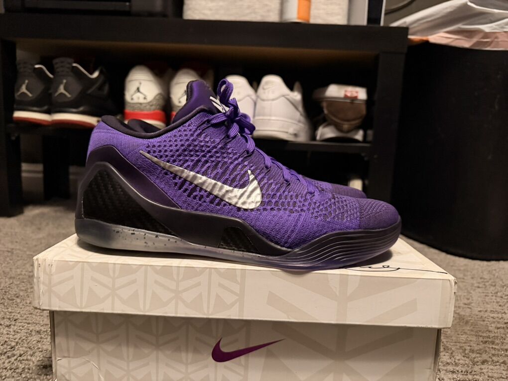 2014 Size 11 Nike Kobe 9 Elite Low Moonwalker
