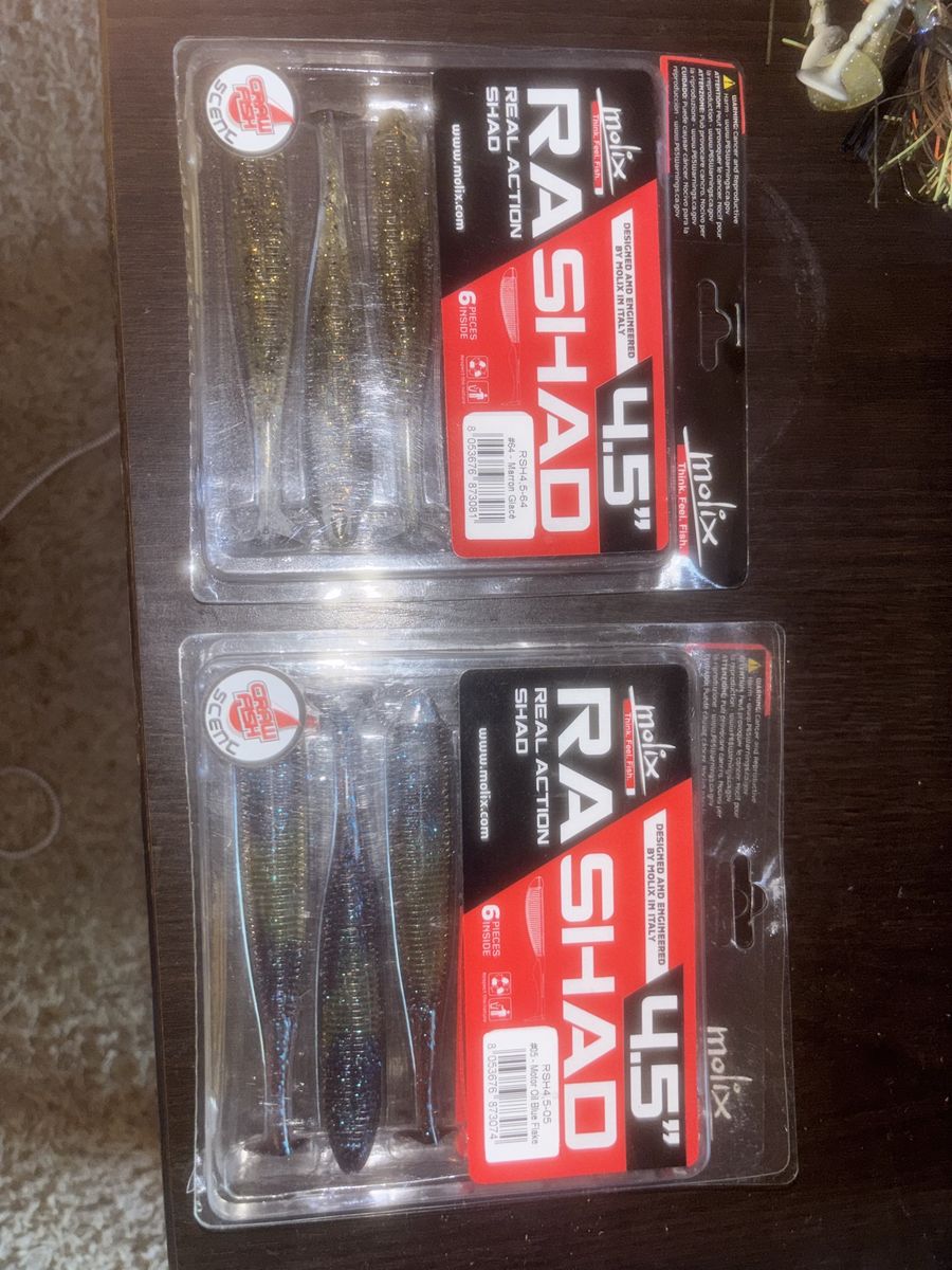 Assorted soft plastics