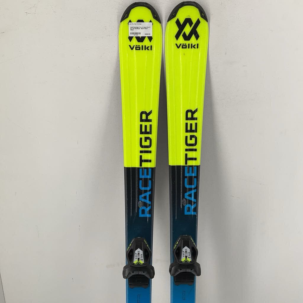 Volkl Racetiger SL w/ Head Evo 9 AC GW Bindings